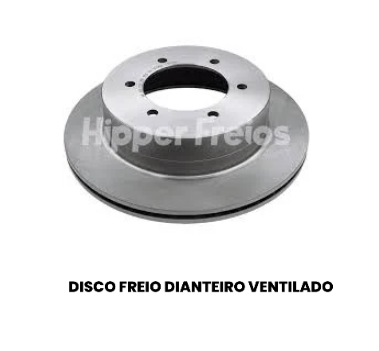 Disco de Freio Dianteiro Ventilado Bandeirante HF481 - Imagem 2