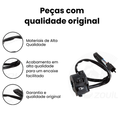 Chave de Luz Titan 150 KS 04/08/Fan 125 09 Esq CG - Imagem 3