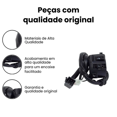 Chave de Luz XRE300 Esquerda - Zouil - XRE - Imagem 3