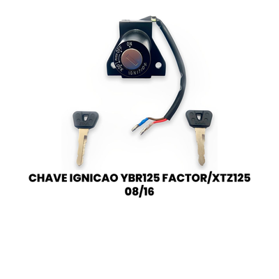Chave Ignição YBR125 Factor/XTZ125 08/16 - XTZ YBR - Imagem 2