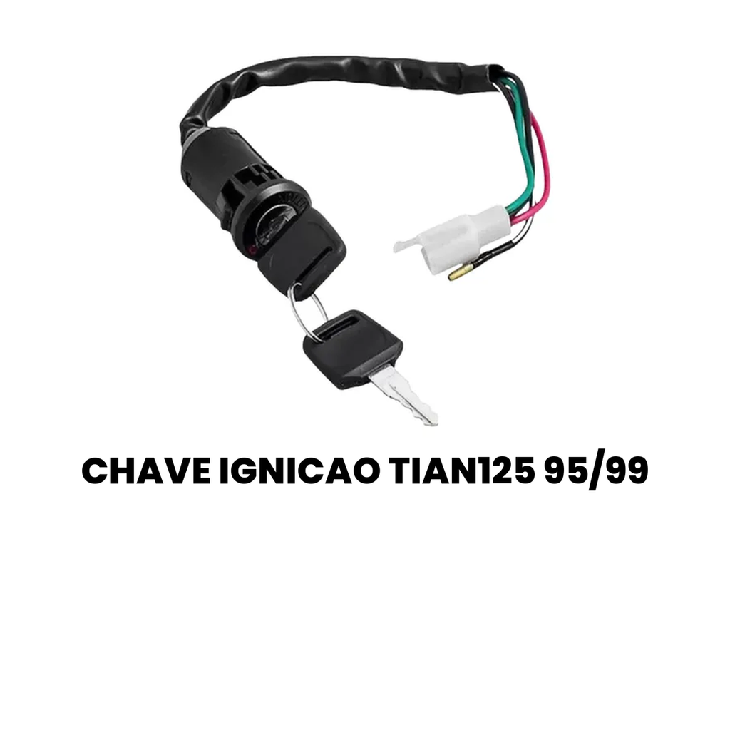 Chave Ignição TIAN125 95/99 CG - ZOUIL - Imagem 2