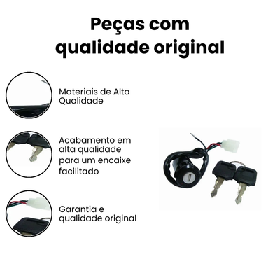 Chave Ignição Titan 125 ES 00/01 - CG - Imagem 3