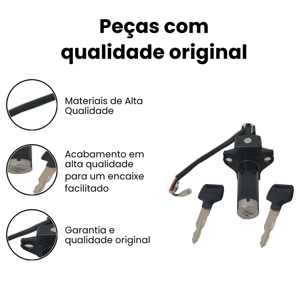 Chave Ignição Bros 150/CBX 250 Twister - NXR NXR - Imagem 3