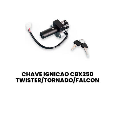 Chave Ignição CBX250 Twister/Tornado/Falcon - XR CBX - Imagem 2