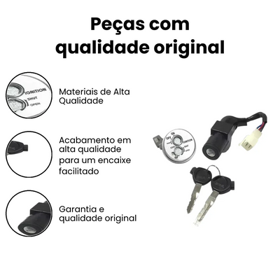Chave Ignição Biz 125 ES/KS 09/10 - Imagem 3