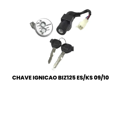 Chave Ignição Biz 125 ES/KS 09/10 - Imagem 2