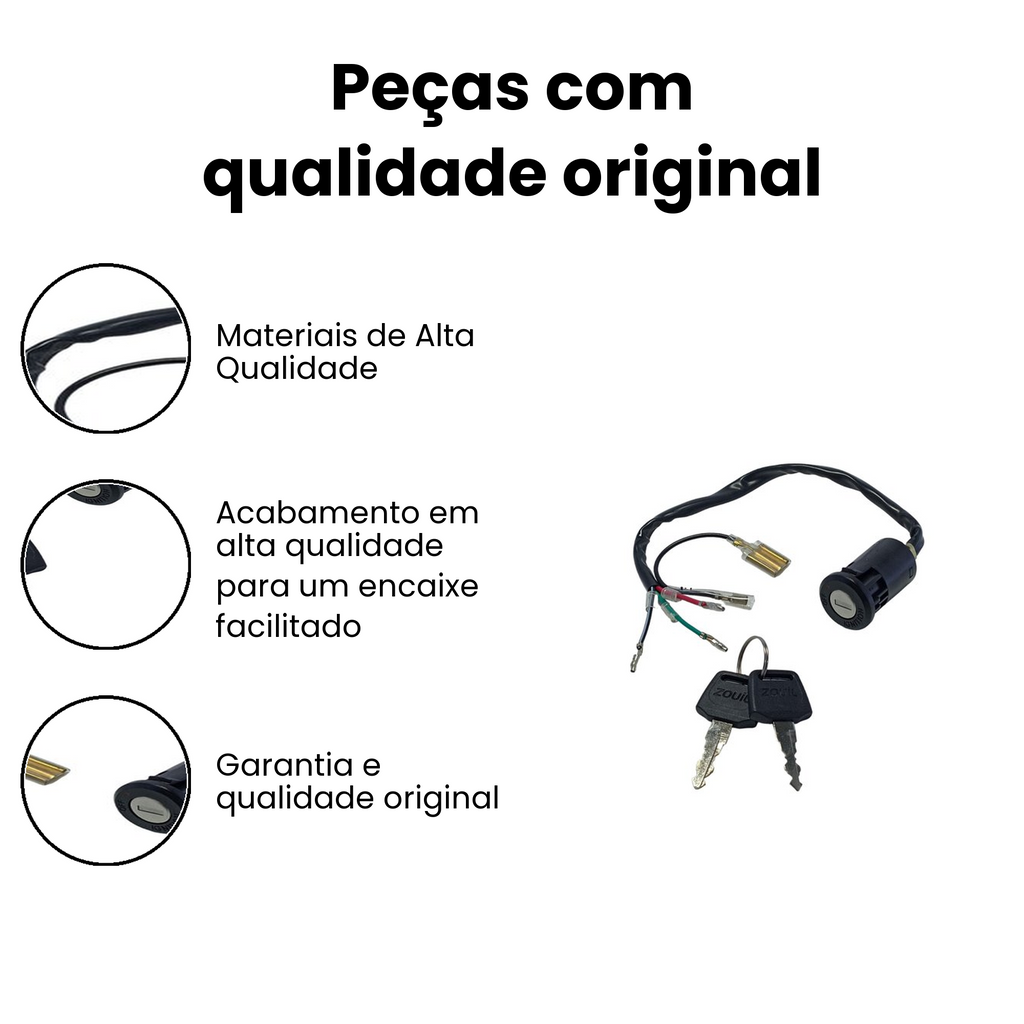 Chave Ignição CG125 85/88 - Imagem 3