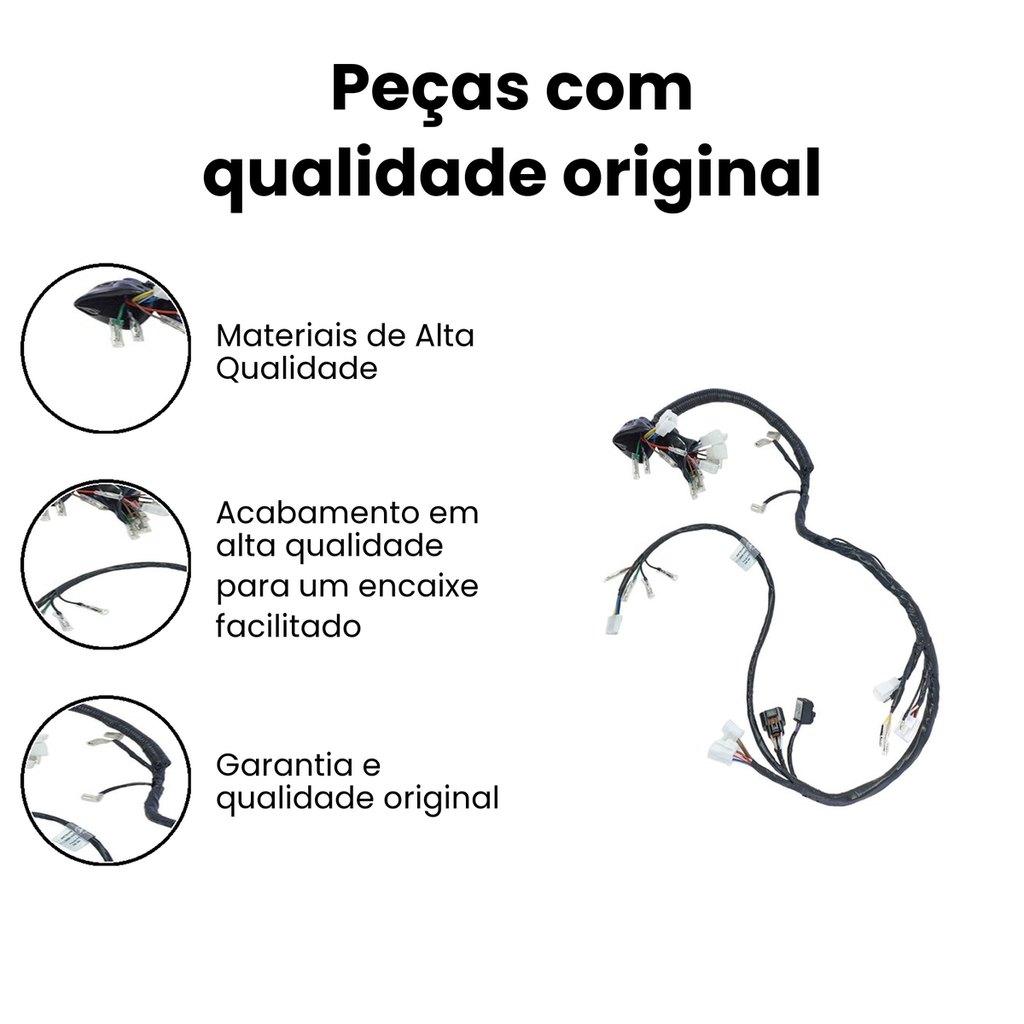 Chicote Fiação Principal XTZ 125 E 06/08 - Imagem 3