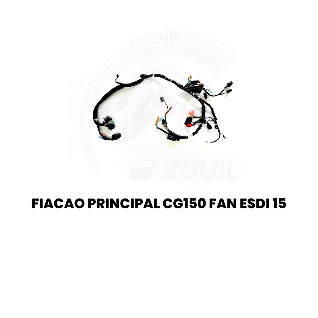Chicote Fiação Principal CG 150 Fan ESDI 15 - Imagem 2
