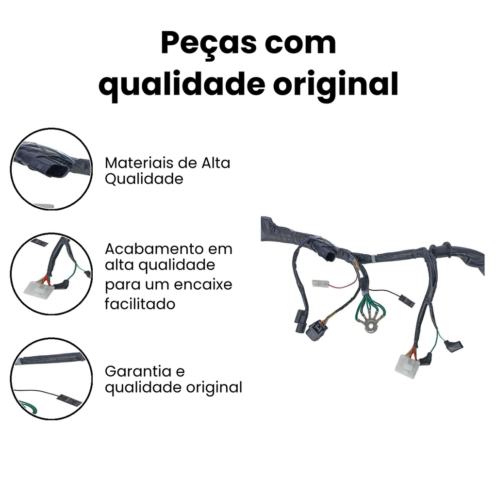 Chicote Fiação Principal Bros 150 Mix ESD 10 - NXR - Imagem 3