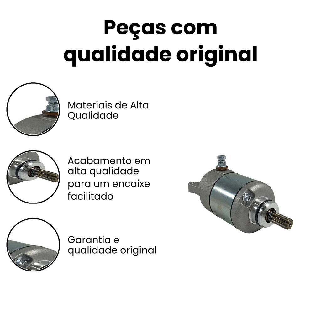 Motor Partida Titan 150/Bros 150 06/15 - NXR CG - Imagem 3