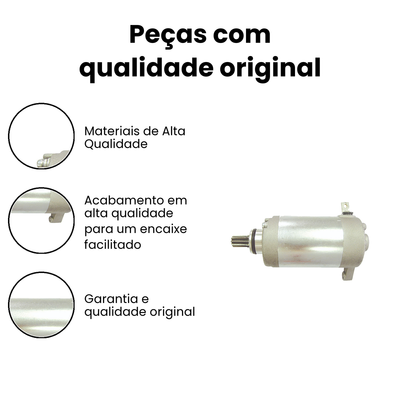 Motor Partida Yamaha YBR125 Factor XTZ125 - Imagem 3