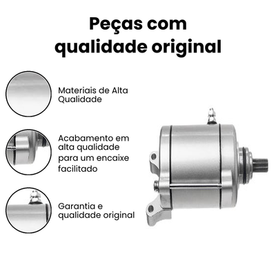 Motor Partida Titan ES/KSE/NXR125/Bros/XLR125 - NX CBX - Imagem 3