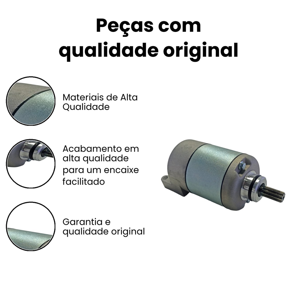 Motor de Partida CBX250 Twister/XR250 Tornado - XR CBX - Imagem 3