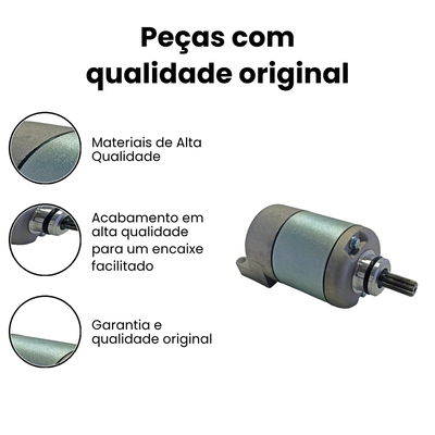 Motor de Partida CBX250 Twister/XR250 Tornado - XR CBX - Imagem 3