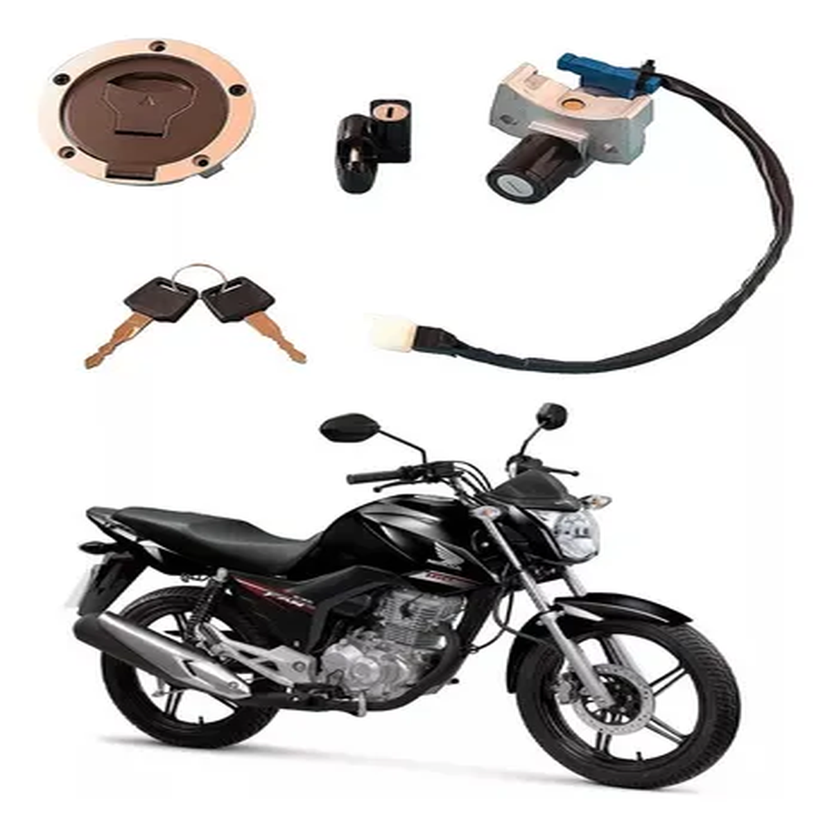 CONJUNTO TRAVAS CG160 Titan/Fan 2009-2015