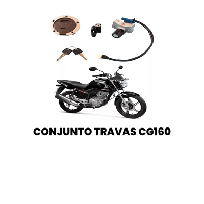 CONJUNTO TRAVAS CG160 Titan/Fan 2009-2015 - Imagem 2