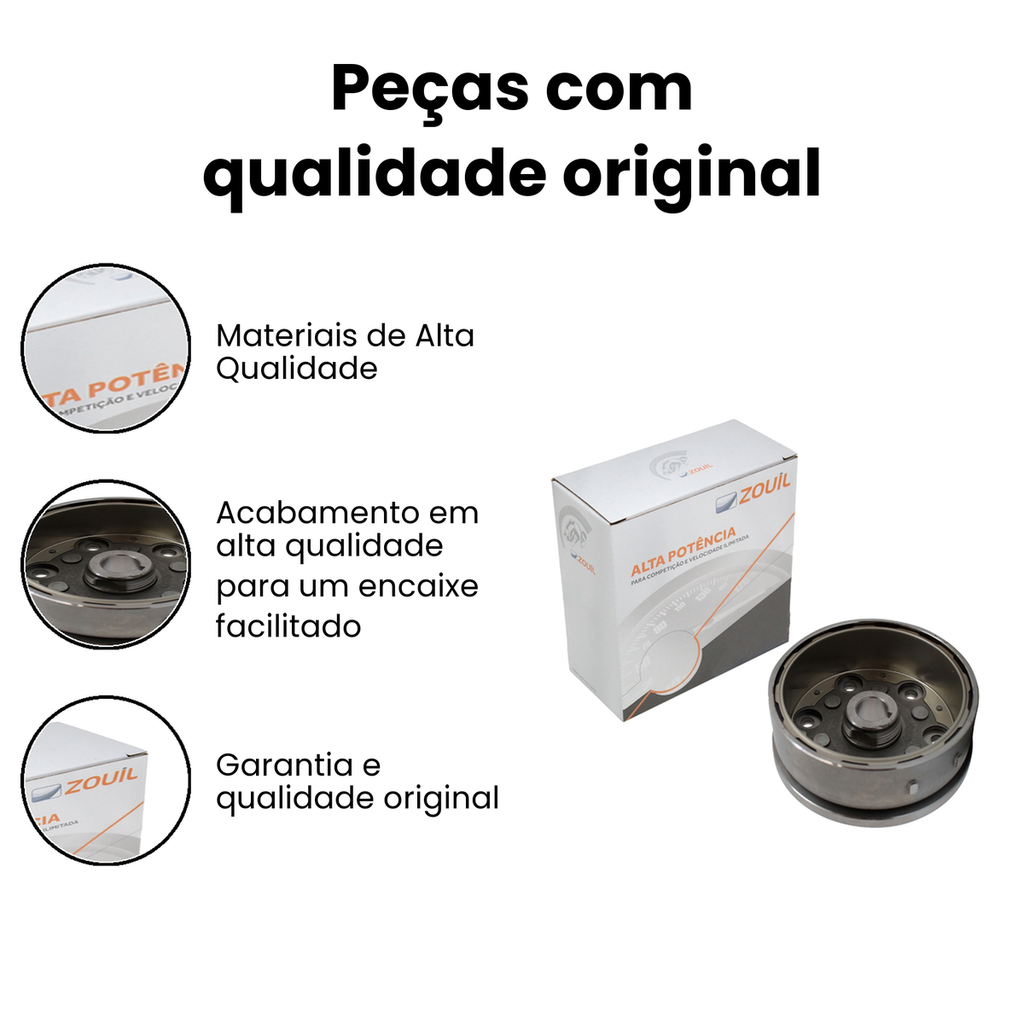 Volante Titan 150 ES 04/08/Bros 150 ES 06/15 - NXR CG - Imagem 3