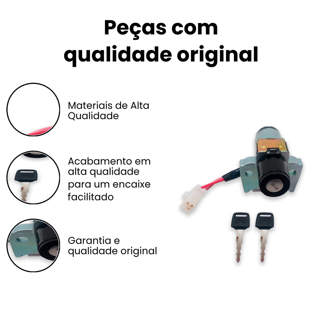 Chave Ignição Bros160 NXR - Zouil - Imagem 3