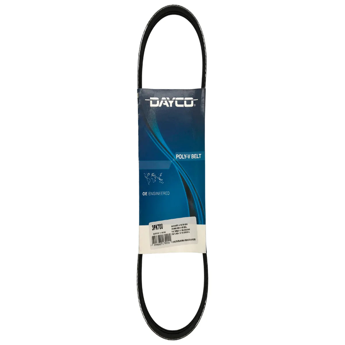 Correia Micro V 3PK700 para Hyundai HB20 e Fiat