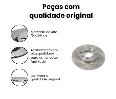 Disco de Freio Dianteiro Ventilado Logan - Imagem 3