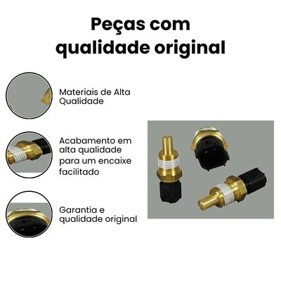 Sensor de Temperatura 4 Pinos Preto Gol - Imagem 3