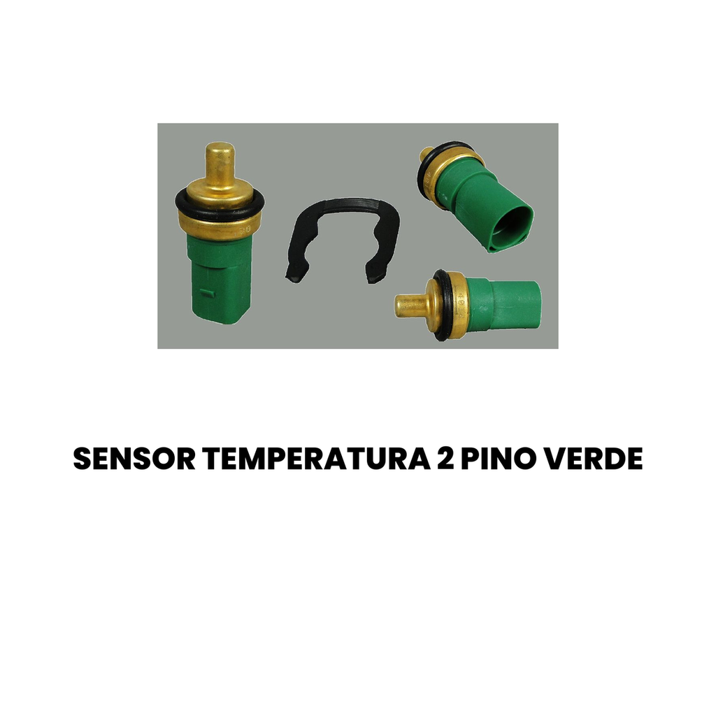 Sensor de Temperatura 2 Pinos Verde Doblo Palio - Imagem 2