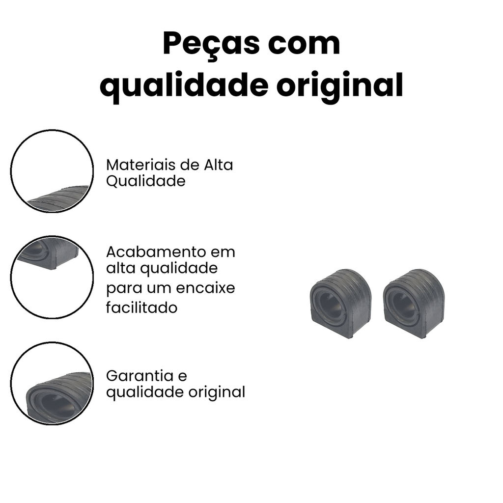 KIT BUCHAS DO ESTABILIZADOR - GOLF GOLF - Imagem 3