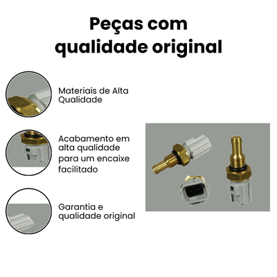 Sensor de Temperatura 2 Pinos Cinza - Ecosport, Ka - Imagem 3