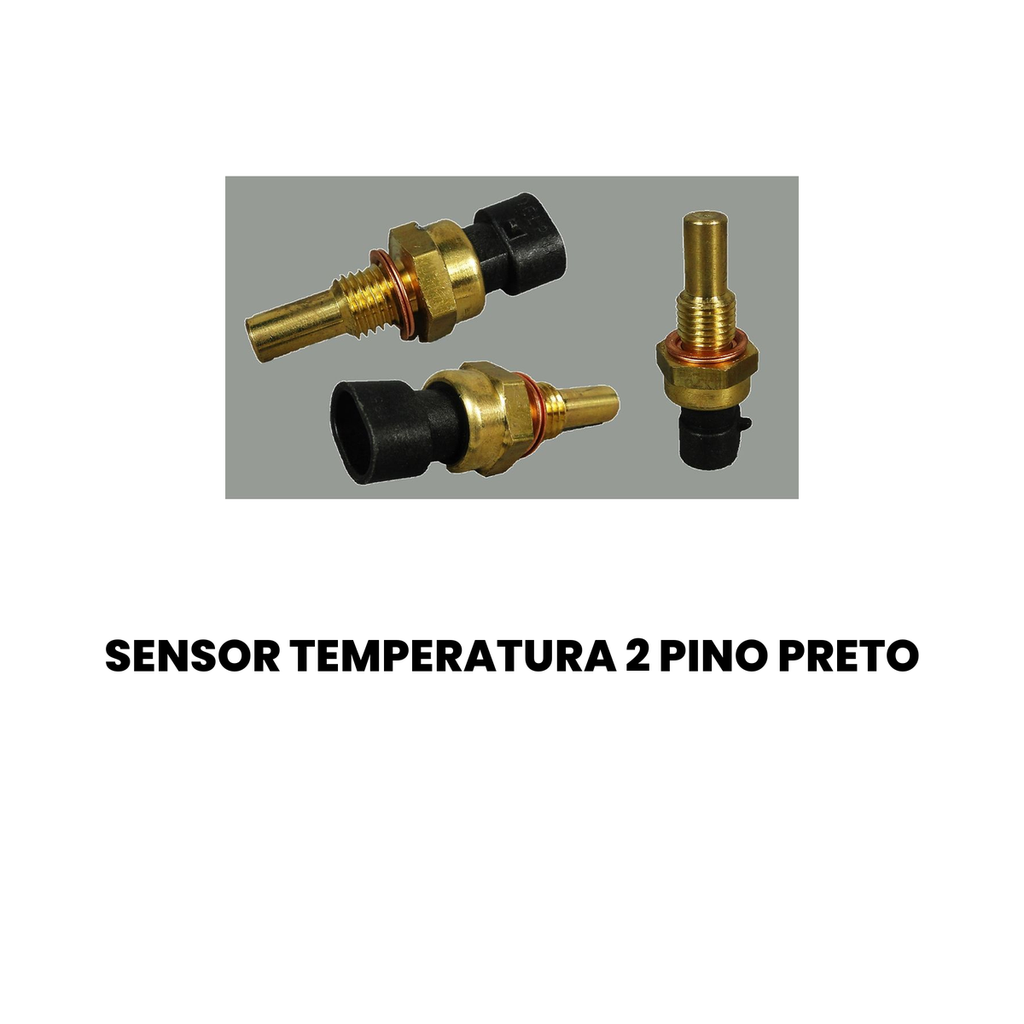 Sensor Temperatura Motor 2 Pinos Preto Kadett - Imagem 2