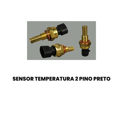 Sensor Temperatura Motor 2 Pinos Preto Kadett - Imagem 2