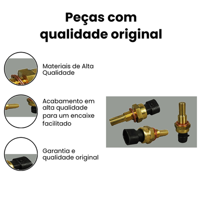 Sensor Temperatura Motor 2 Pinos Preto Kadett - Imagem 3