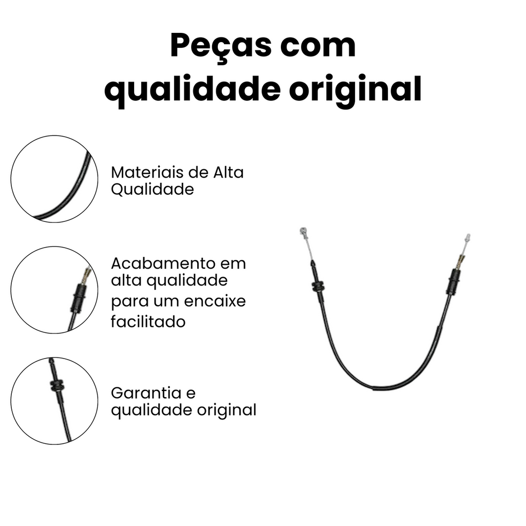 Cabo Acelerador Dianteiro Corsa 1.0 1.6 8v 16v 96/97 - Imagem 3