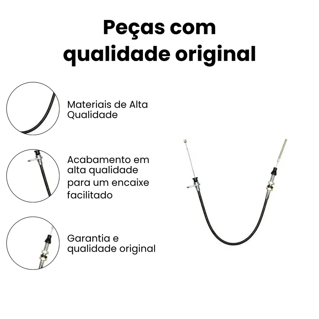 Cabo Acelerador Dianteiro Chevrolet D-20 - IKS-4154 - Imagem 3