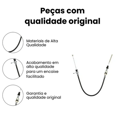 Cabo Acelerador Dianteiro Chevrolet D-20 - IKS-4154 - Imagem 3