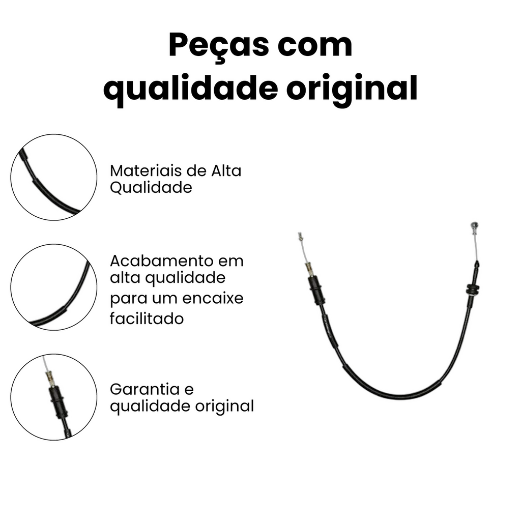 Cabo Acelerador Dianteiro Chevrolet Corsa 1998 a 2006 - Imagem 3