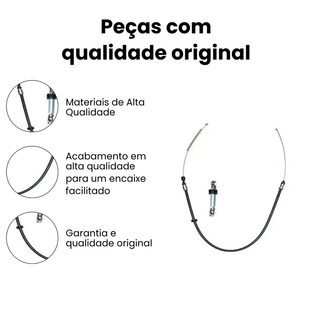 Cabo de Freio Chevrolet Prisma Celta IKS-4285 - Imagem 3