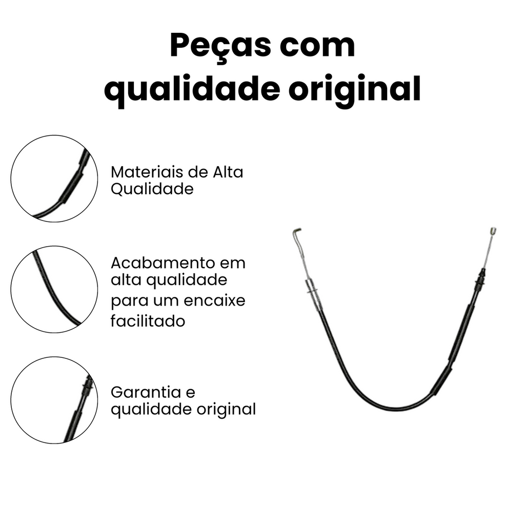 Cabo Embreagem Chevrolet Opala Caravan IKS-4306 - Imagem 3