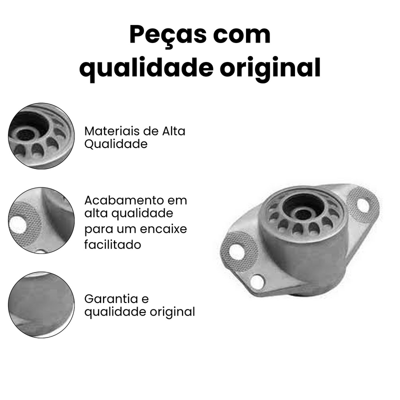 Coxim Amort Tras VW Fox 99-06 Polo 05-11 CrossFox SpaceFox - Imagem 3