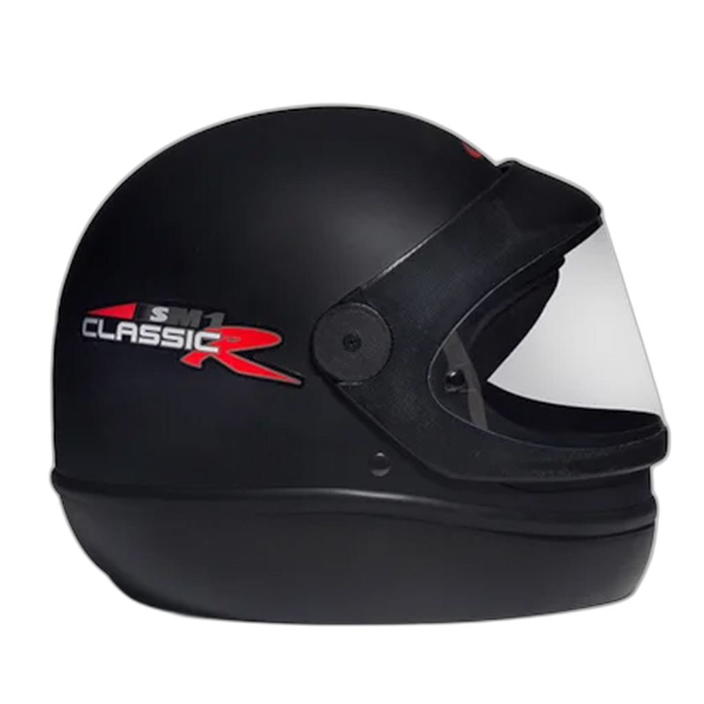 Capacete San Marino Classic Preto Fosco - Imagem 1