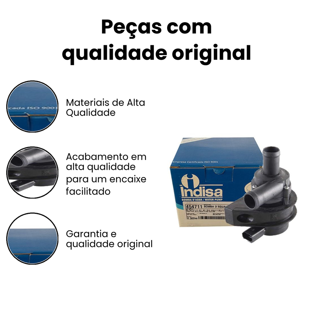 Bomba de Água Passat Golf - INDISA - 454711 - Imagem 3