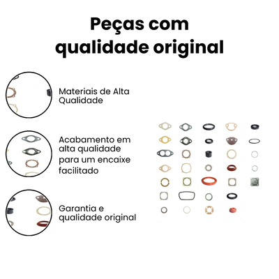 Jogo de Juntas do Motor com Retentor - Kombi Fusca - Imagem 3