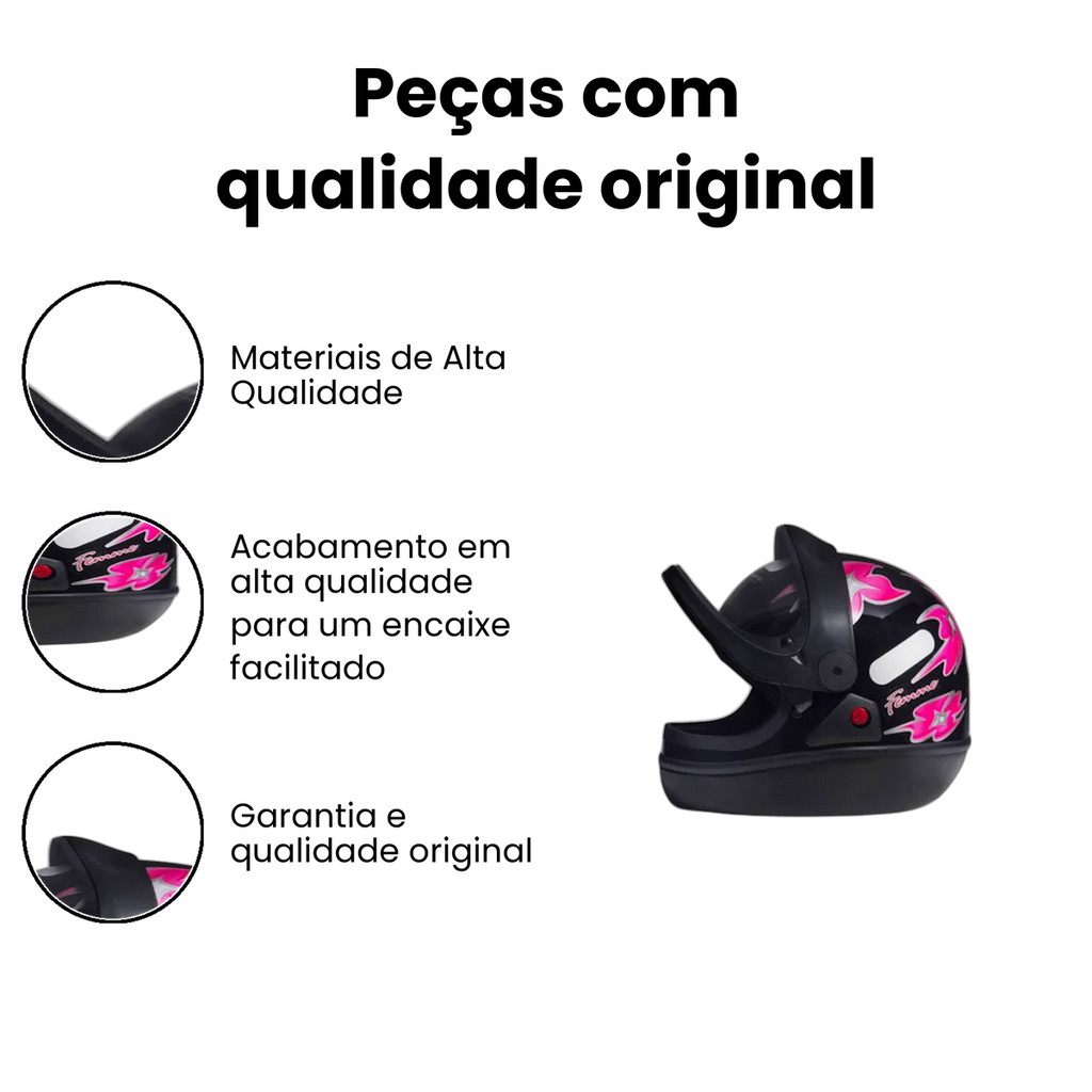 Capacete San Marino Femme Preto - Imagem 3