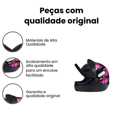 Capacete San Marino Femme Preto - Imagem 3