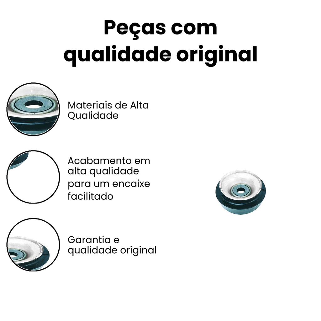 Coxim Amortecedor Dianteiro Gol Voyage - Sampel - Imagem 3