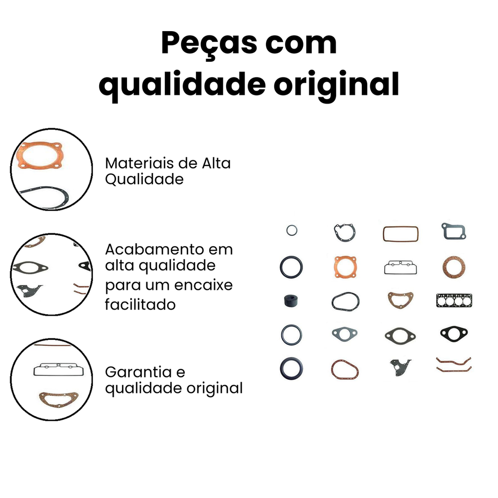 Jogo Junta Motor com Retentor SABO LO 923 - Imagem 3