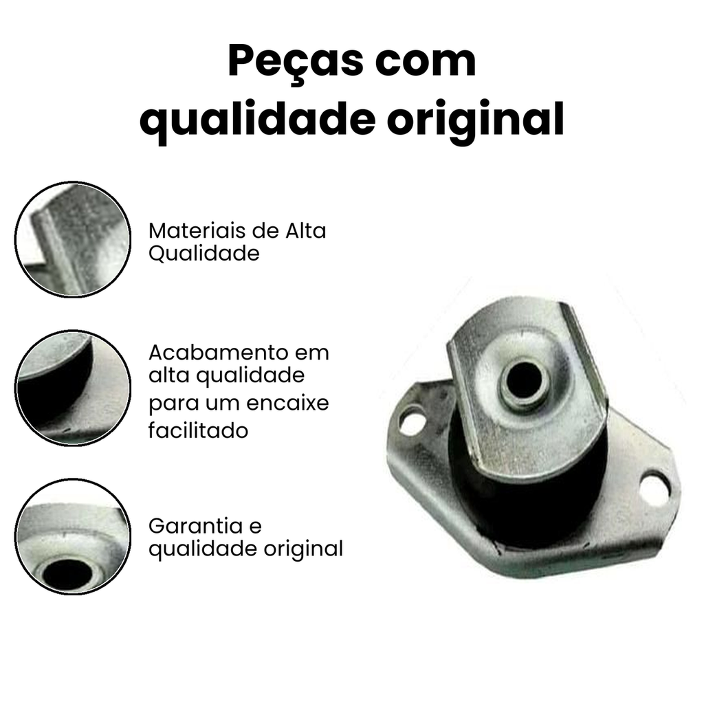 Coxim Câmbio Dianteiro Central Santana e Versailles - Imagem 3