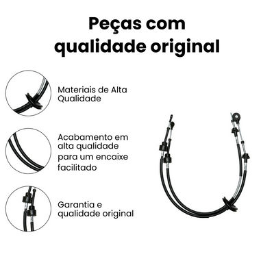 Cabo Engate Comando Marcha IKS Celta Prisma - Imagem 3