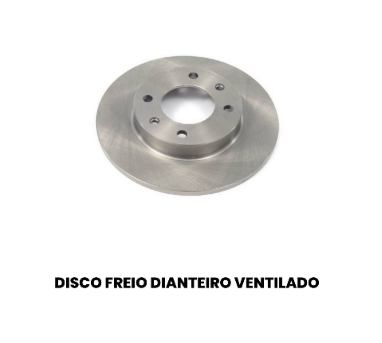 Disco de Freio Dianteiro Ventilado Logan - Imagem 2