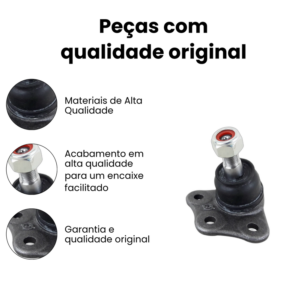 Pivô de Suspensão Dianteiro Inferior Palio Weekend 1999-2022 - Imagem 3